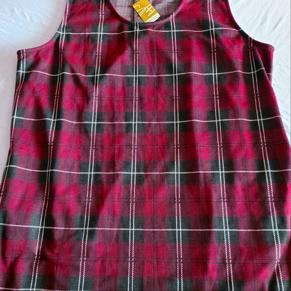 4x Plaid dress, NWT